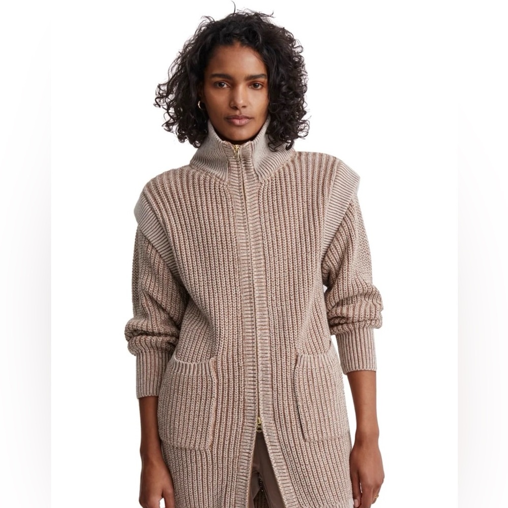 Varley Tori Knit Sweater Jacket - XL
